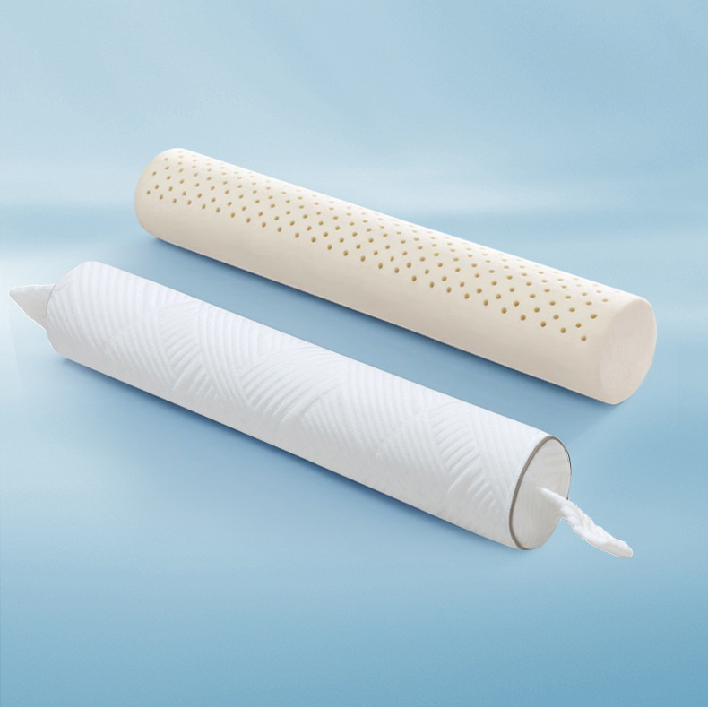 天然乳胶圆柱护颈枕